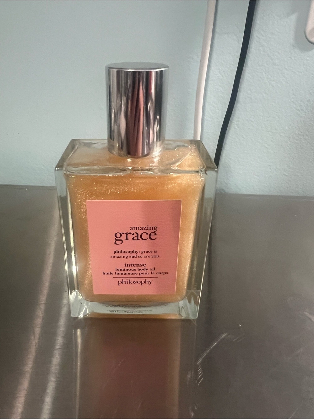 philosophy Amazing Grace Intense Luminous Body Oil - Pink & Gold